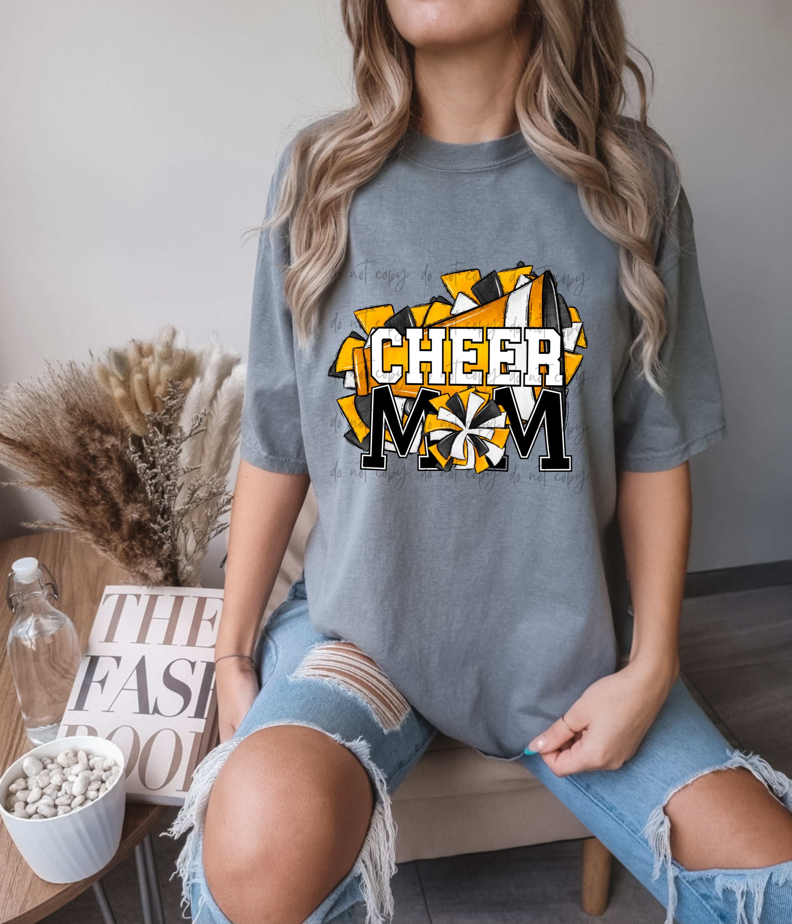 Cheer Mom Gold Transfer – Sassy Sublimation & Screen Prints