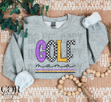 Load image into Gallery viewer, Golf Mama Checkered Color Dropdown TRANSFER MAR COR