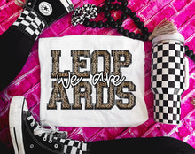 Load image into Gallery viewer, We Are Faux Embroidery Leopard Mascot DROPDOWN TRANSFER CAP