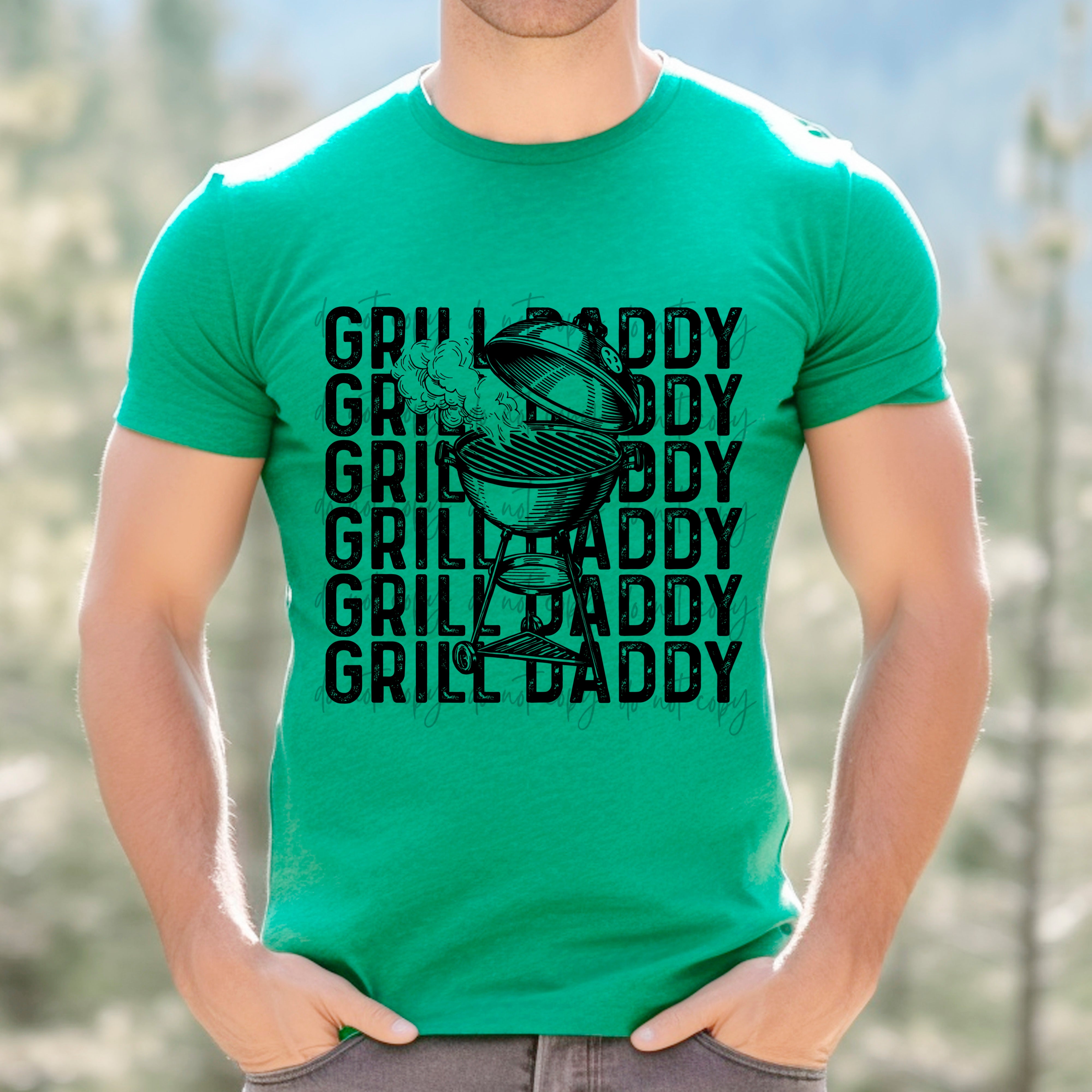 Grill Daddy Stacked TRANSFER Sassy Sublimation & Screen Prints