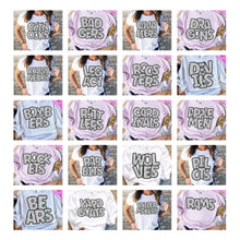 Load image into Gallery viewer, Dalmatian Dot Faux Embroidery Mascots DROPDOWN TRANSFER CSD NOV 24