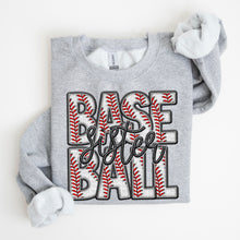 Load image into Gallery viewer, Baseball Faux Embroidery Names DROPDOWN TRANSFER SDD