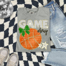 Load image into Gallery viewer, Dalmatian Game Day Basketball With Bow DROPDOWN TRANSFER CAP FEB