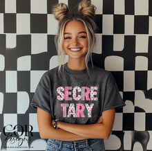 Load image into Gallery viewer, Pink White Hearts Stripes Mascots, Names, Occupations TRANSFER COR JAN