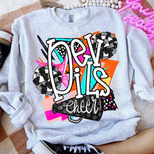 Load image into Gallery viewer, Bright Retro Cheer Mascots Dropdown TRANSFER CSD JUNE 25