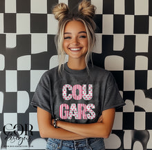 Load image into Gallery viewer, Pink White Hearts Stripes Mascots, Names, Occupations TRANSFER COR JAN