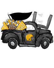 Load image into Gallery viewer, Football Cheer Spirit Truck (Add Name) Customized DTF TRANSFER