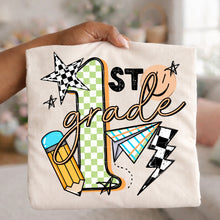 Load image into Gallery viewer, Checker Star Pencil School Grades TRANSFER CSC JUNE 26