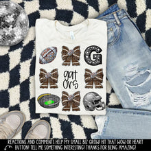 Load image into Gallery viewer, Rhinestone Bow Mascot Collage DROPDOWN TRANSFER
