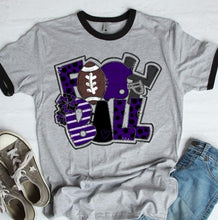 Load image into Gallery viewer, Football Word Art DROPDOWN TRANSFER