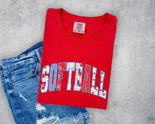 Load image into Gallery viewer, Softball Red Cherry Polka Lace TRANSFER TCC ET MAR 26