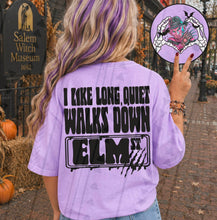 Load image into Gallery viewer, I Like Long Quiet Walks Down Street Halloween With Pocket DROODOWN TRANSFER KAI AUG 26