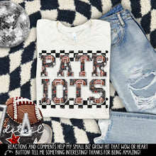 Load image into Gallery viewer, Football Faux Embroidery Checkered Mascots DROPDOWN TRANSFER CAP 24