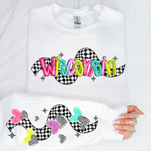 Load image into Gallery viewer, Bright Checkered States(All 50 states available) DTF TRANSFER