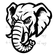 Load image into Gallery viewer, Fierce Single Color Mascots Dropdown TRANSFER