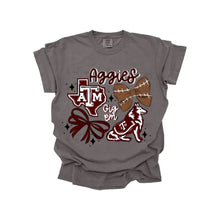 Load image into Gallery viewer, Football Bow Team DROPDOWN TRANSFER MWG JUNE 25