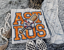 Load image into Gallery viewer, Baseball Faux Embroidery Mascots Dropdown TRANSFER TGG SEP 24
