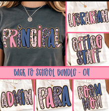 Load image into Gallery viewer, Pink Blue Gold Glitter Alpha B2S Grades DROPDOWN TRANSFER