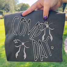 Load image into Gallery viewer, Comp Day Grey Stripe Bows TRANSFER CSD FEB 26