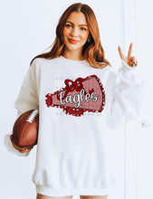 Load image into Gallery viewer, Seersucker Megaphone And Bow Customized DROPDOWN DTF TRANSFER BIA