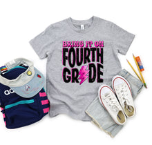 Load image into Gallery viewer, Bring It On Grades Pink Lightening Bolt TRANSFER