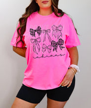 Load image into Gallery viewer, SC BW Coquette Bow Mascots Dropdown TRANSFER PHDC MAY