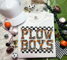 Load image into Gallery viewer, Basketball Faux Embroidery Checkered Mascots DROPDOWN TRANSFER CAP