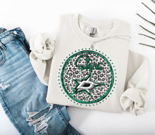 Load image into Gallery viewer, Grey Leopard Circle Team Mascot DROPDOWN TRANSFER CAP