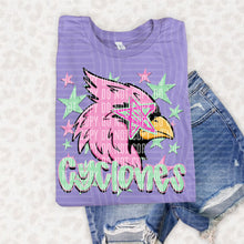 Load image into Gallery viewer, Preppy Starry Eyed Pink Mint Mascots DROPDOWN TRANSFER CAP MAY 26