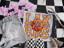 Load image into Gallery viewer, Basketball Teams Faux Sequin Embroidery TRANSFER KAI MAR 26