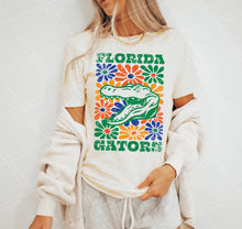 Load image into Gallery viewer, Groovy Floral Mascots DROPDOWN TRANSFER