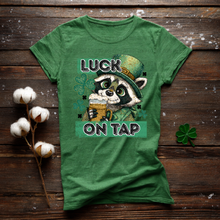 Load image into Gallery viewer, One Lucky Shamrock Gold Glitter DROPDOWN TRANSFER REVEL FEB 26