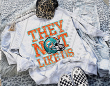 Load image into Gallery viewer, They Not Like Us Faux Embroidery Mascot DROPDOWN TRANSFER TGG 24
