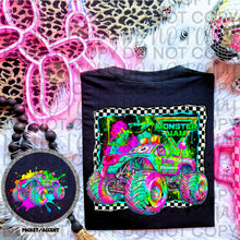 Load image into Gallery viewer, Monster J Neon Truck DROPDOWN With Pocket TRANSFER SWEET STAR FEB 26