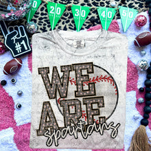 Load image into Gallery viewer, We Are Faux Embroidery Glitter Baseball Mascot TRANSFER CAP JAN