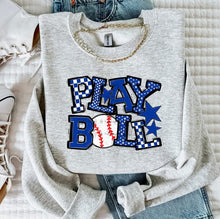 Load image into Gallery viewer, So Sporty Play Ball Baseball DROPDOWN TRANSFER BIA