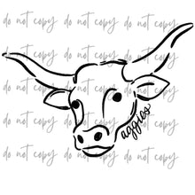 Load image into Gallery viewer, Doodle Single Color Mascots Dropdown TRANSFER