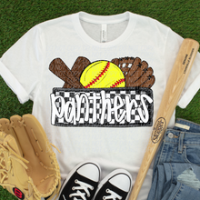 Load image into Gallery viewer, Softball Team Plate Mascots DROPDOWN TRANSFER CSD FEB 26