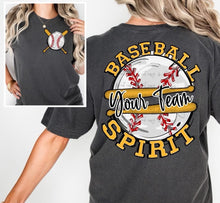 Load image into Gallery viewer, Baseball Spirit With Pocket Customized DROPDOWN DTF TRANSFER BIA