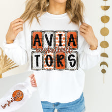 Load image into Gallery viewer, Basketball Boxes Letters Mascots With SLEEVE OPTION TRANSFER CAP JAN