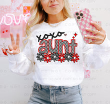 Load image into Gallery viewer, XOXO Red Black Checkered Names DROPDOWN TRANSFER CAP JAN