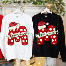 Load image into Gallery viewer, Dotted Letter Santa Hat Mascot DROPDOWN TRANSFER CSD