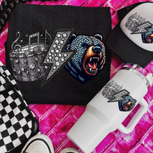 Load image into Gallery viewer, Rhinestone Band Bolt Mascot DROPDOWN TRANSFER