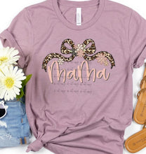 Load image into Gallery viewer, Leopard Bow Floral Name TRANSFER BIA JAN