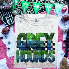 Load image into Gallery viewer, Blue Green Electric Check Mascot Dropdown TRANSFER CAP MAR