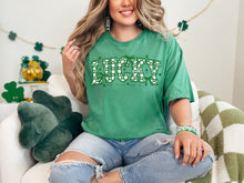 Load image into Gallery viewer, Lucky Green White Checkered Arch TRANSFER