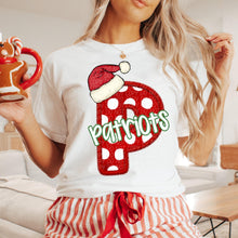 Load image into Gallery viewer, Dotted Letter Santa Hat Mascot DROPDOWN TRANSFER CSD