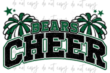 Load image into Gallery viewer, Cheer Glitter Poms Mascots TRANSFER CYBER JUNE 26