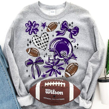 Load image into Gallery viewer, Play Ball Football Collage DROPDOWN TRANSFER BIA