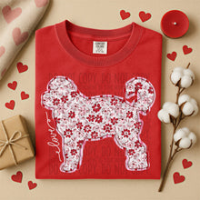 Load image into Gallery viewer, Valentine Red Floral Dog Breed Option DROPDOWN TRANSFER SWD DEC 25